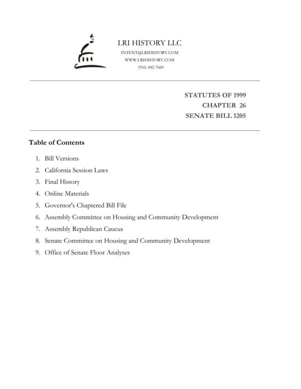 1999-CH26-SB1205