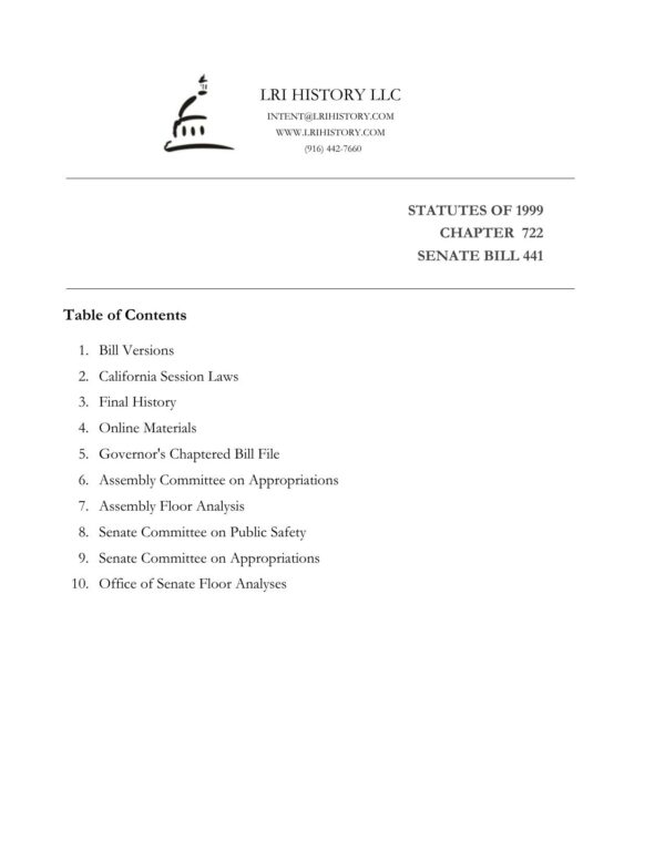 1999-CH722-SB441