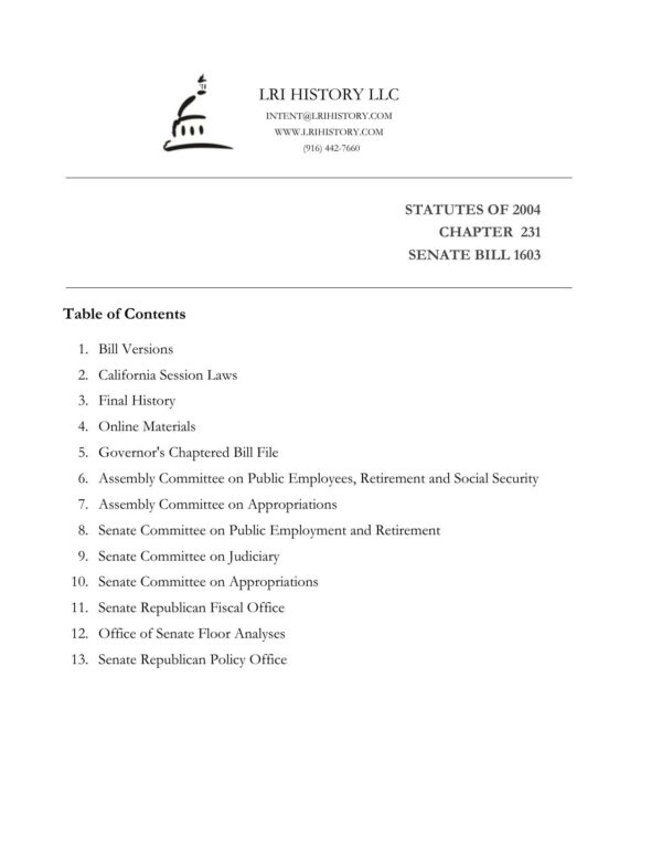 2004-CH231-SB1603